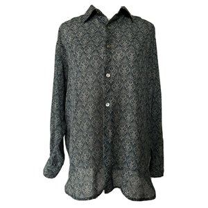 Guess Jeans Button Down Shirt Large